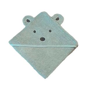Mini Dreams Towel Poncho Teddy Bear Green