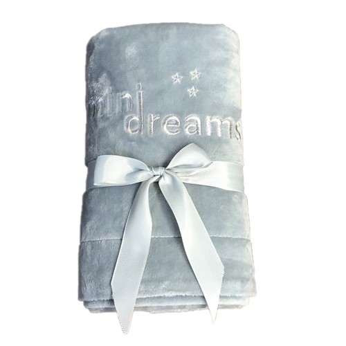 Mini Dreams Filt Soft Blanket Grå 75x100cm