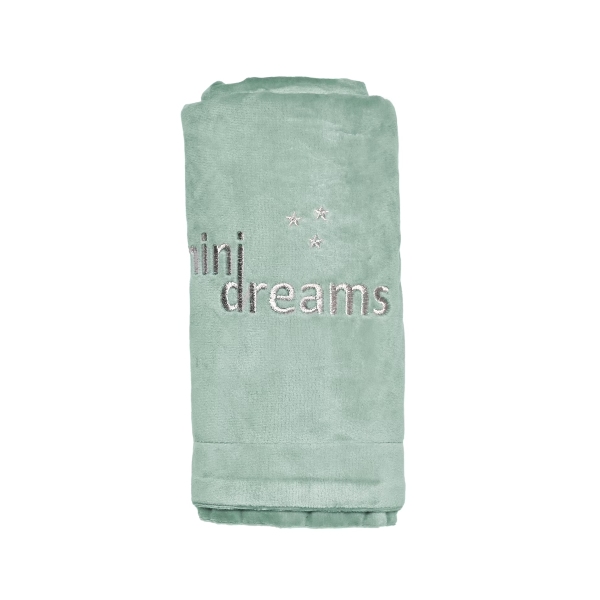 Mini Dreams Filt Soft Blanket Grön 75x100cm