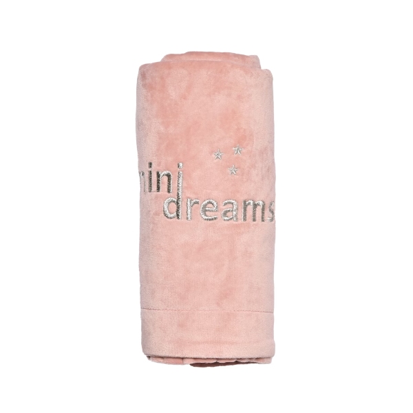 Mini Dreams Filt Soft Blanket Rosa 75x100cm