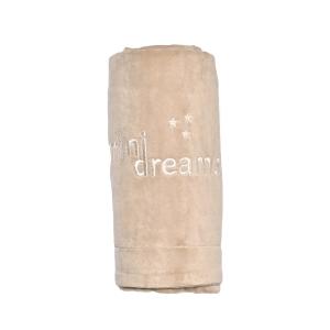 Mini Dreams Filt Soft Blanket Sand 75x100cm
