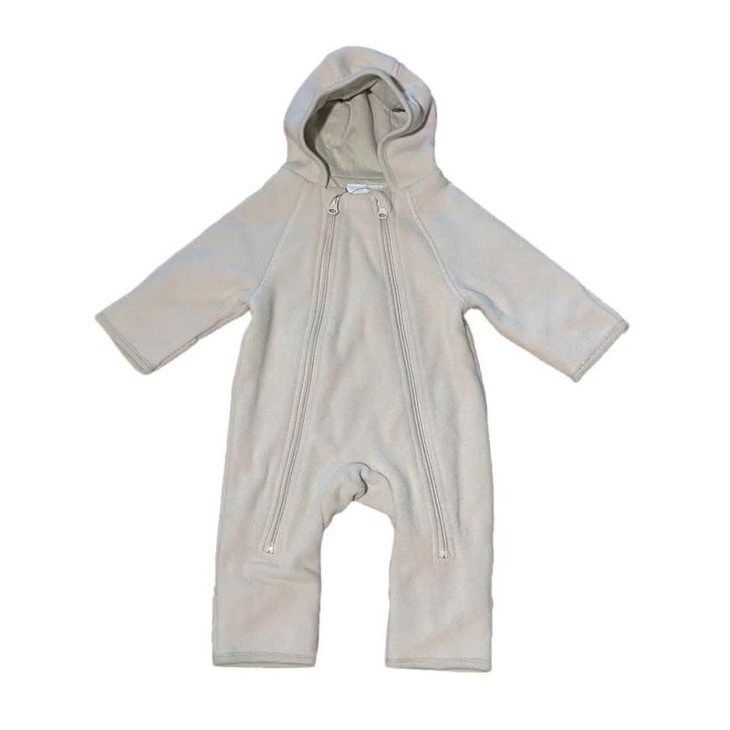 Mini Dreams Fleece Overall Bear Sand