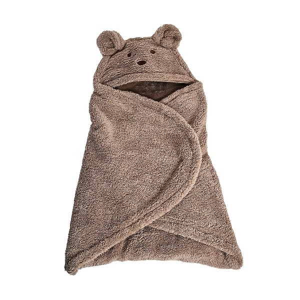 Mini Dreams Footmuff Teddy Bear Brown