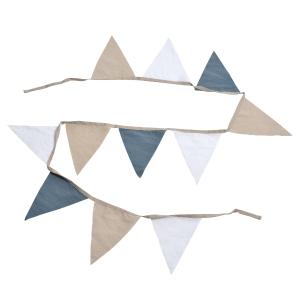 Mini Dreams Pennant Banner Multi Blue, White, Sand