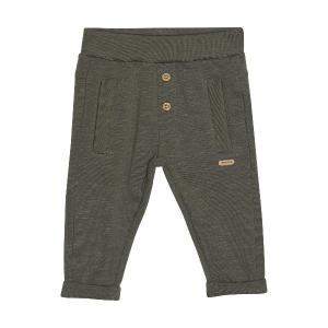 Minymo Sweatpants with Pockets and Buttons Olive
