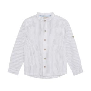 Minymo Shirt Long Sleeves Stripes Bright White