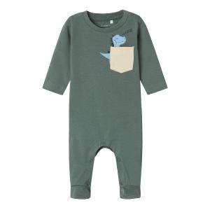 NAME IT Pyjamas Dark Forest Dinosaur Green