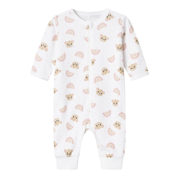 NAME IT Pyjamas Zip Orchid Pink Teddy