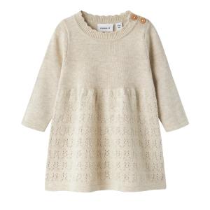 NAME IT Knitted Dress LS Peyote Melange