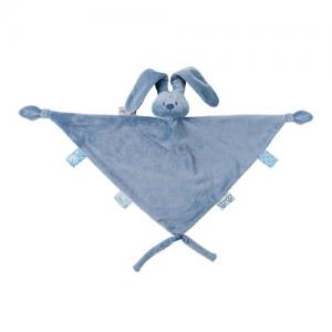 Nattou Lapidou Comfort Blanket Big Bunny Jeans Blue