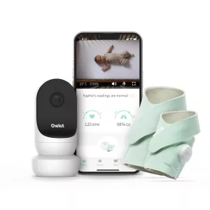 Owlet Dream Duo PLUS med Cam 2 + Smart Sock 3 Mint ( Kamera & Smart Sock )