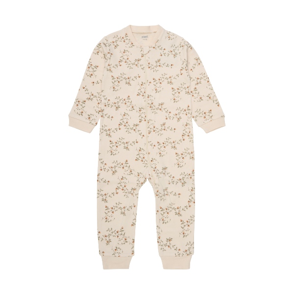 Pippi Nightsuit with Zipper Acorn Sand