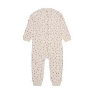 Pippi Nightsuit with Zipper Panda Beige