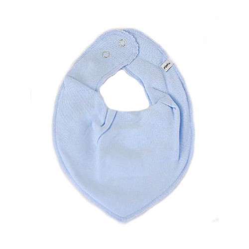 Pippi Scarf Enfärgad Haklapp i Tyg - 710 Light Dusty Blue