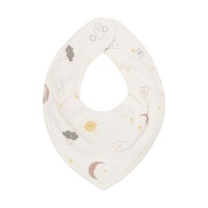 Pippi Scarf Fabric Bib - 2315 Brush Cloud Moon Sun