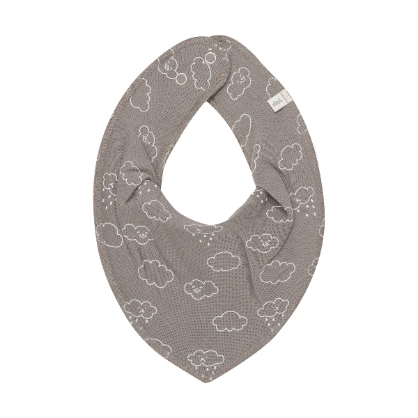 Pippi Scarf Fabric Bib - 2315 Brush Clouds