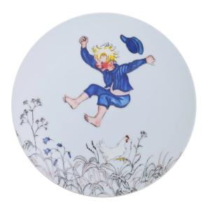 Rätt Start Astrid Lindgren Emil of Lönneberga Plate Blue