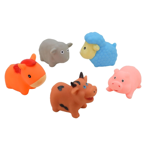 Rätt Start Bath Toys Farm Animals 5-pack