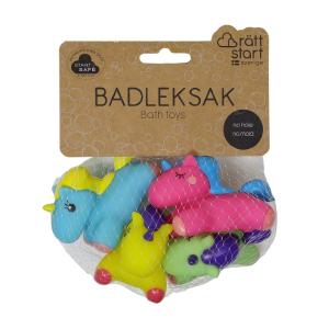Rätt Start Bath Toys Unicorns 4-pack