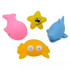 Rätt Start Bath Toys Coral Sea Animals 4-pack
