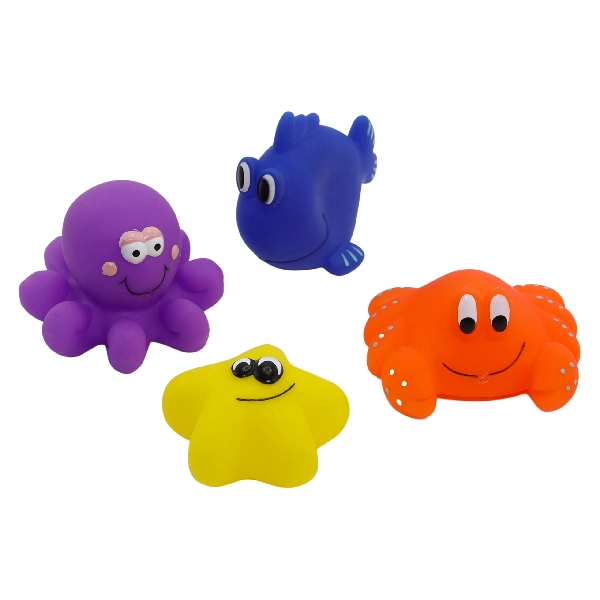 Rätt Start Bath Toys Sea Animals 4-pack