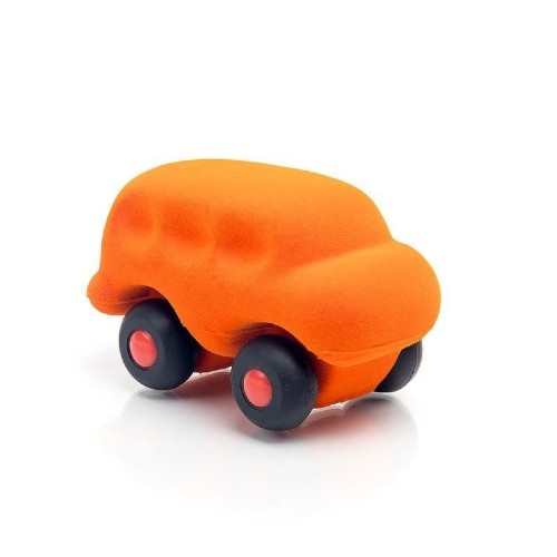 Rubbabu Naturlig Skumgummi Micro Fordon Buss Orange