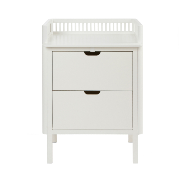 Sebra Changing Unit with Drawers Classic White FCS Mix