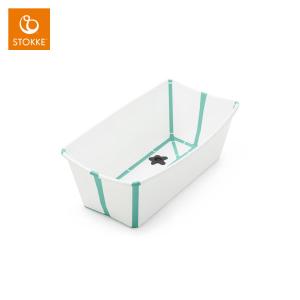 STOKKE Flexi Bath Badbalja White Aqua (med värmekänslig badkarspropp)