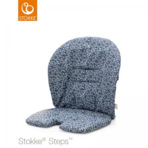 Stokke Steps Baby Set Cushion Flower Garden Waves Grey