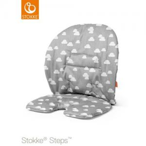Stokke Steps Baby Set Cushion Grey Clouds (Babyset kudde)