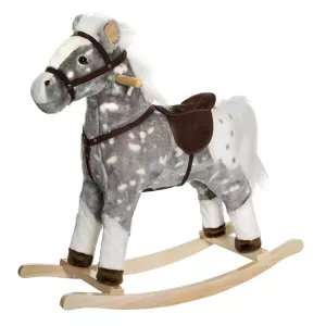 Teddykompaniet Rocking Horse Pricken Grey 2 Sounds