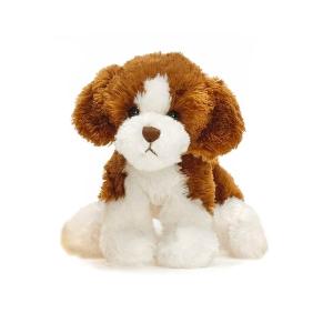 Teddykompaniet Hund 18cm Brun/Vit