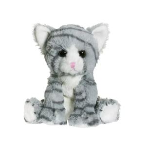 Teddykompaniet Cat 18 cm Grey Stripes