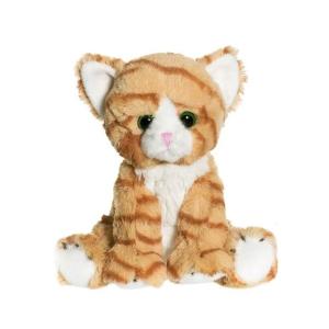 Teddykompaniet Cat 18 cm Yellow Stripes