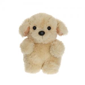 Teddykompaniet Teddy Sitting Dog Beige 12 cm