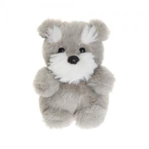 Teddykompaniet Teddy Sitting Dog Grey 12 cm