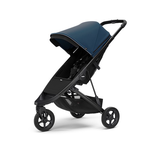 Thule Spring Stroller - Black Chassi & Majolica Blue Canopy