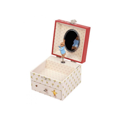Trousselier Music Box Jewelry Storage Peter Rabbit