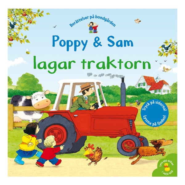 Tukan Förlag Bok Poppy & Sam Lagar Traktorn