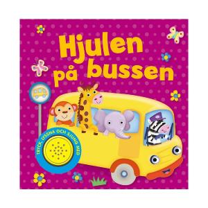Tukan Förlag Hjulen På Bussen Bok (Med Ljud)