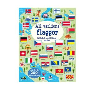 Tukan Publishing The Flags of the World - with Stickers (Swedish)