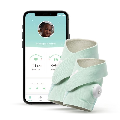 Owlet Smart Sock PLUS Mint 0-5 years ( Monitor with pulse oximeter )