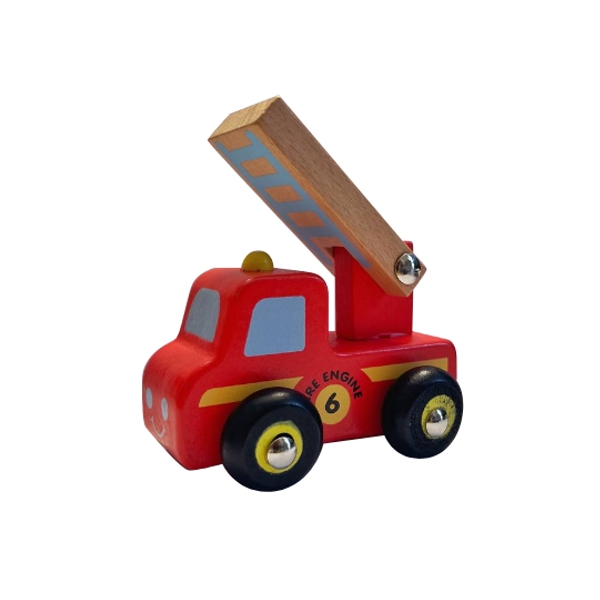 VIGA Wooden Car Fire Truck