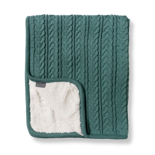 Vinter & Bloom Cuddly Filt Misty Green