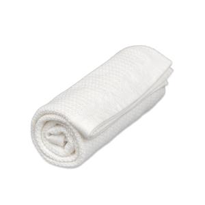 Vinter & Bloom Blanket Soft Grid Bright White 100 % ECO Cotton.