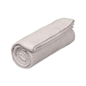 Vinter & Bloom Blanket Soft Grid Dove Grey 100 % ECO Cotton