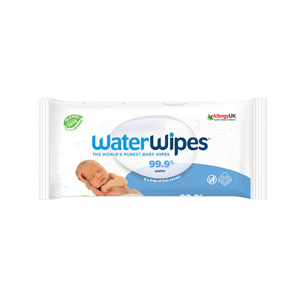 WaterWipes Plastic Free Wet Wipe 60 pcs