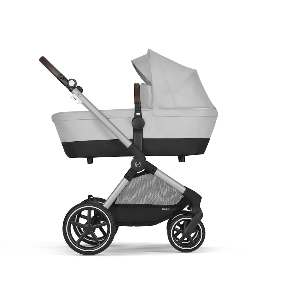 Premium Baby Company - Cochecito para bebés recién nacidos Cybex Balios S  Lux Lava Grey Travel System con Aton M i size Soho grey