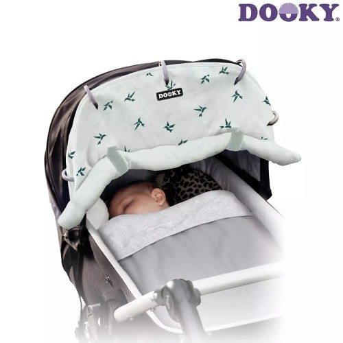 Dooky Cover for Stroller & Swallows Grey