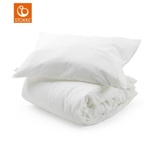 Stokke Sleepi Bed Linen Pillow Case White Lilla Violen